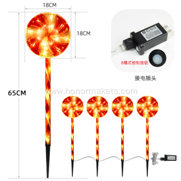 Christmas Lollipop Path Lights